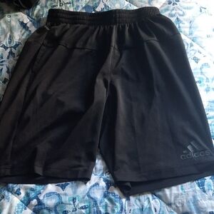 Adidas Dark Gray Athletic Shorts